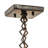 Aubie 1 - Light Square/Rectangle Pendant
