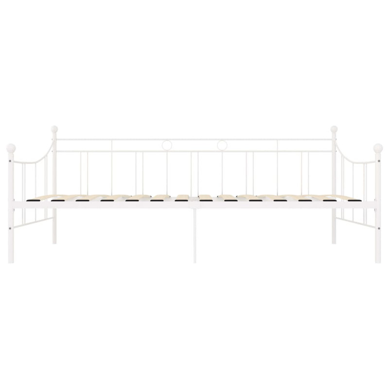 Del Rio Metal Daybed, White
