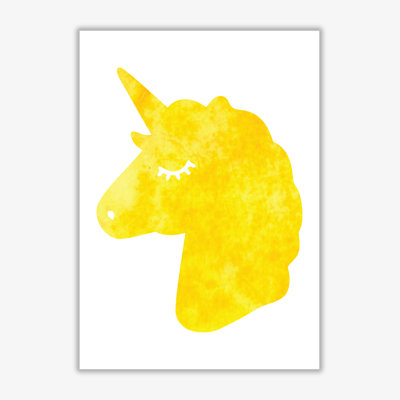 Unicorn Silhouette - Painting