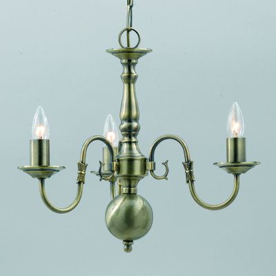 Roosevelt 3 - Light Geometric Chandelier