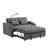 Sofa Bed With Trundle Dark Grey-612110563