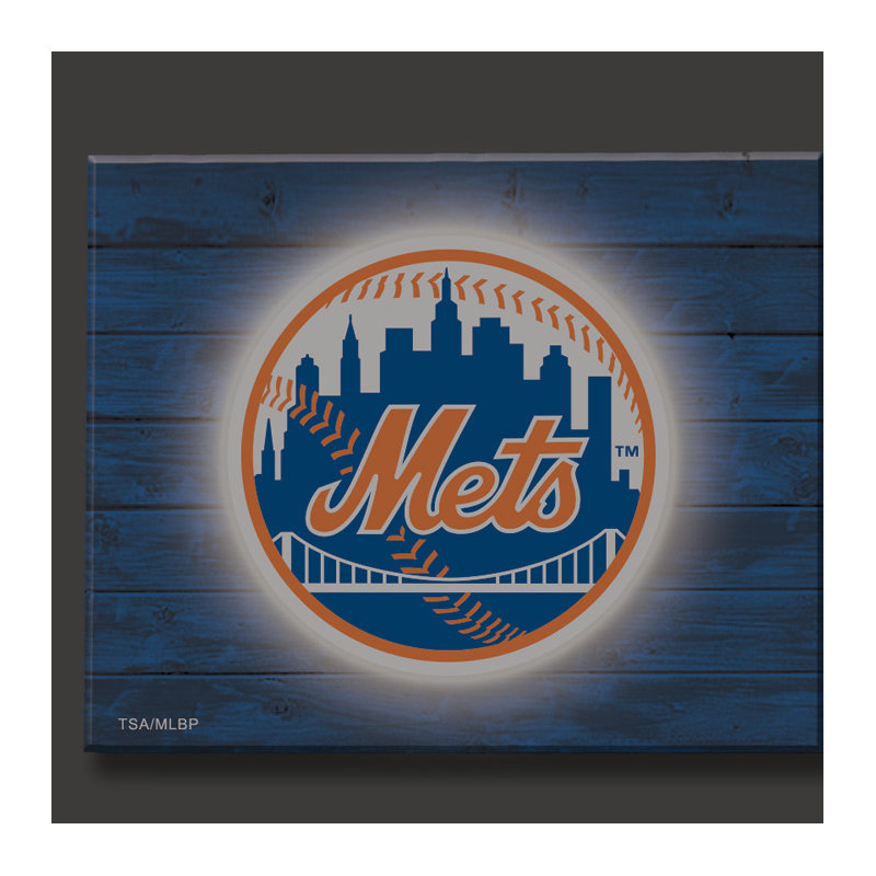 Décoration murale éclairée MLB, Mets de New York