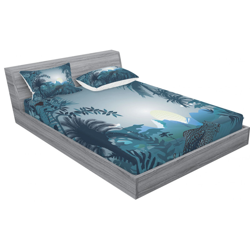 Microfiber Sheet Set, Full Sheet Set with Fitted Sheet