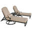 Ensemble de chaise longue pivotante Elisabeth (ensemble de 3)