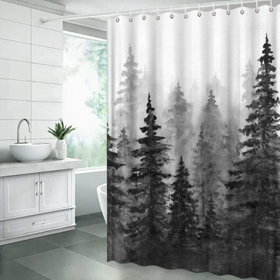 Rideau de douche Misty Forest