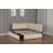 Full Size Boucle Upholstered Cloud Bed Frame with 2 Storage Drawers, LED Light & USB Ports, Solid Wood, No Box Spring, Beige-1735571328