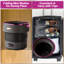 Mini machine à laver pliante portative 13L avec essoreuse et 3 modes de nettoyage, laveuse à linge compacte pour appartements, dortoirs, camping-car, camping, voyage et maison, noir / mauve-138417775