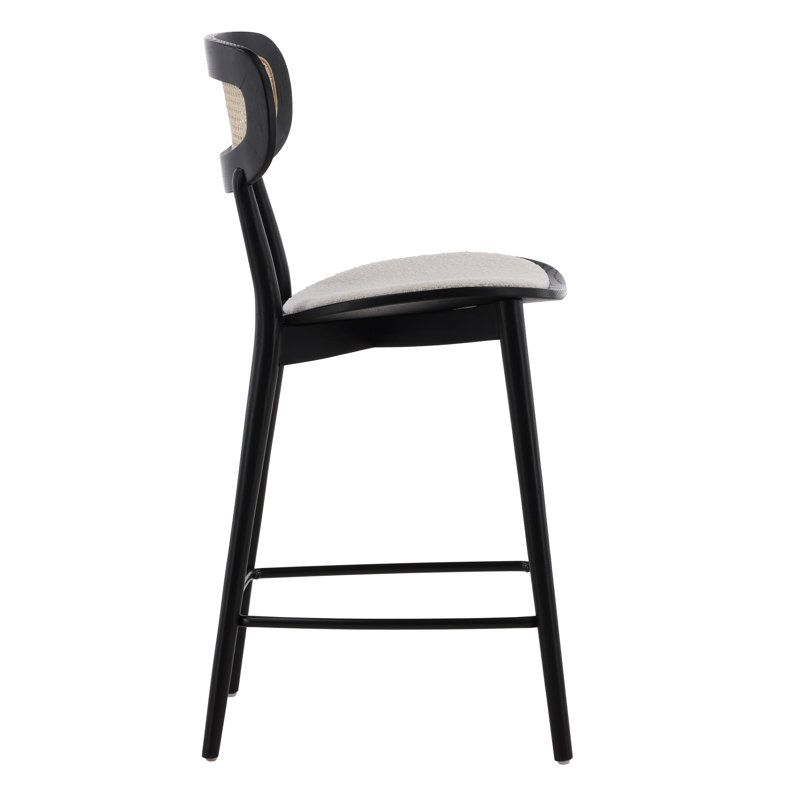 Lora 39" Tall Counter Stool, Cream
