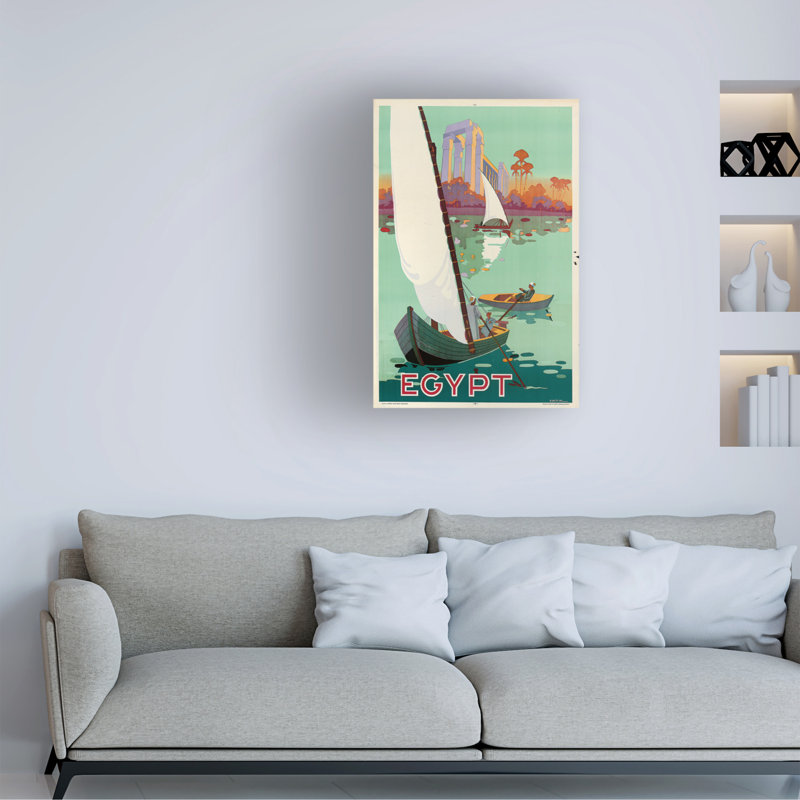 H. Hashim Egypt Canvas Art, 19" H x 12" W