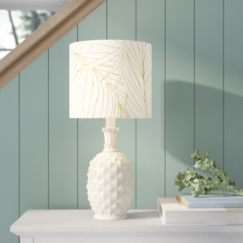 Lampe de table 19 po Gelston, Blanc