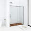Porte de douche coulissante simple sans cadre 60 "x 74"-94286302
