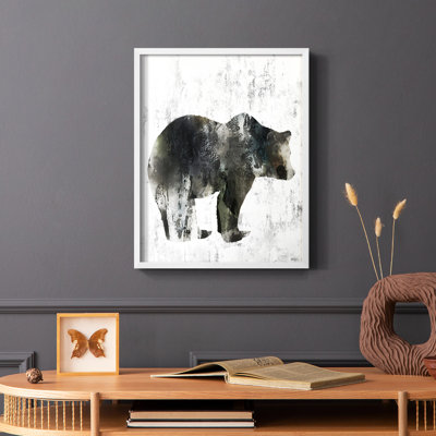 Bear Totem Framed Print - Solid Wood