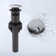 Pop-Up Bathroom Sink Drain with Overflow