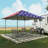 Pavillon escamotable 13 pi L 13 pi. D Auvent escamotable en acier