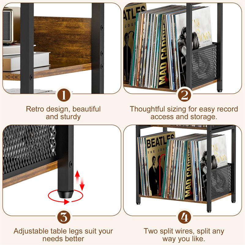 79cm H Media Shelves