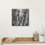 Ebern Designs «Leaves BW 02» par Tom Quartermaine, art mural en métal-1142619742