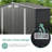 10 ft. W x 8 ft. D Storage Shed