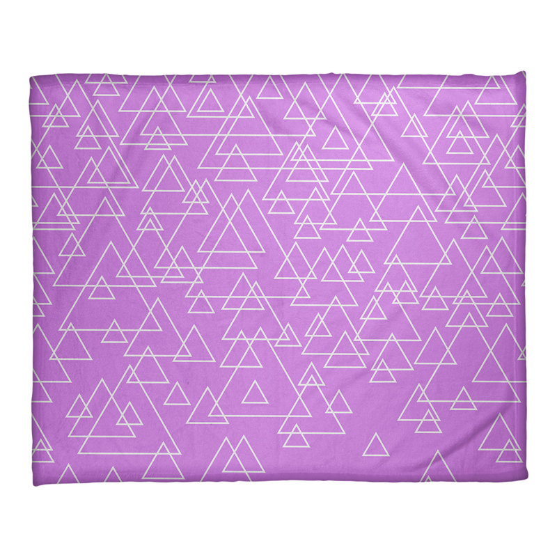 Couverture polaire Katelyn Elizabeth, L 62,5 po x L 82,5 po, Mauve