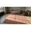 Large Room Size Antique Flat Woven Tribal Geometric Turkish Kilim Rug