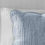 Courtepointe réversible 3 pièces à rebord festonné double / grand - extérieur en microfibre, rembourrage de 10% d'autres fibres, lavable, style campagnard en couche extérieure, rembourrage en coton, classique-117583372-117583373