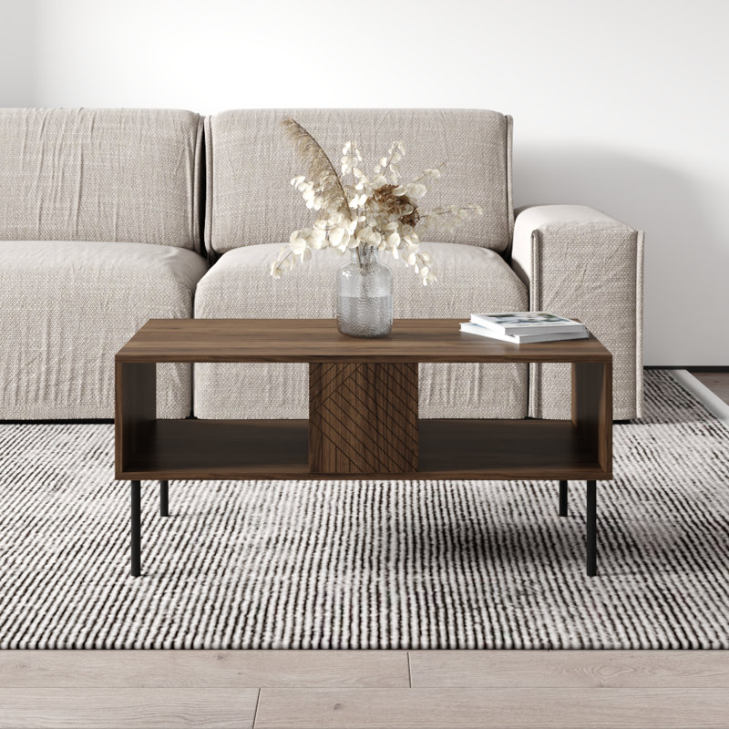 Krishn 39.4" Coffee Table with Matte Finish