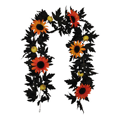 5.9Ft Halloween Fall Maple Garland