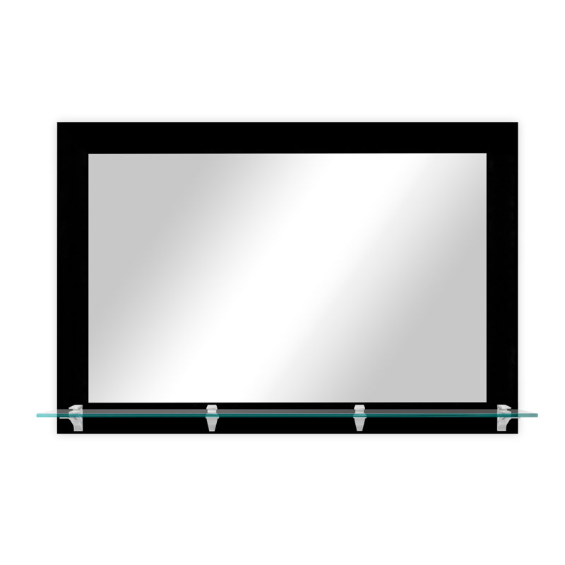 Miroir mural Ellender, Noir, 32,50 po x 36 po