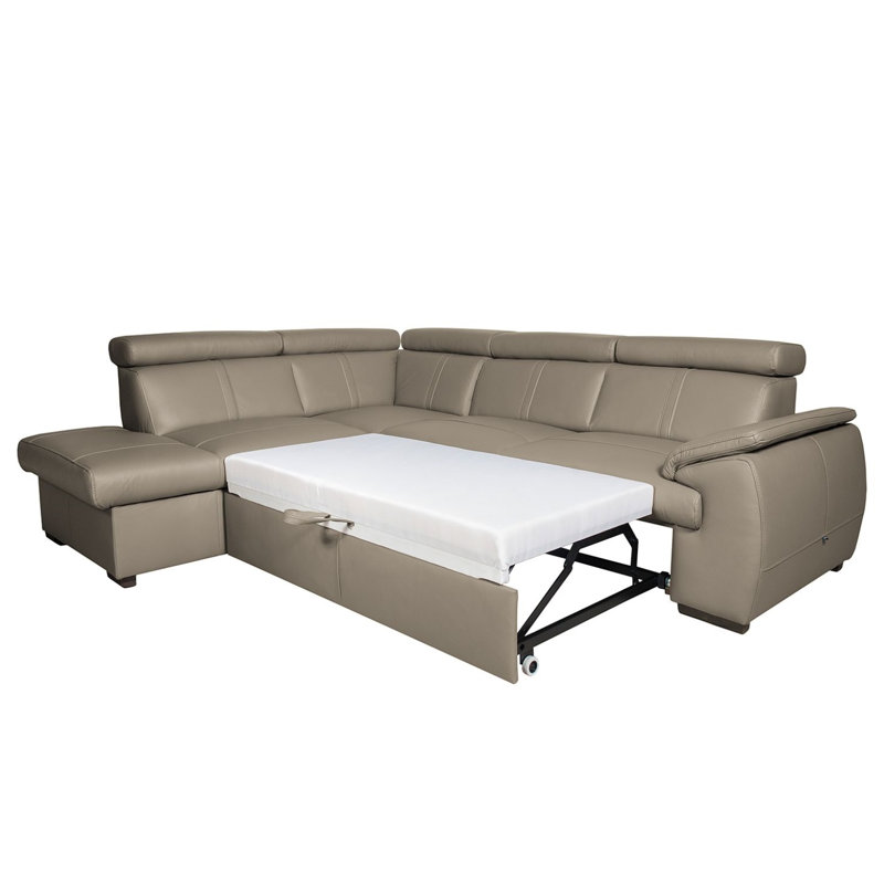 Markwart 5 Seater Sofa Bed, Left Hand Facing, Latte