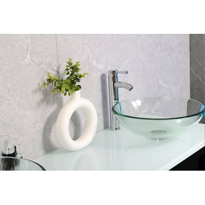 Wall-mounted Double Bathroom Vanity Set