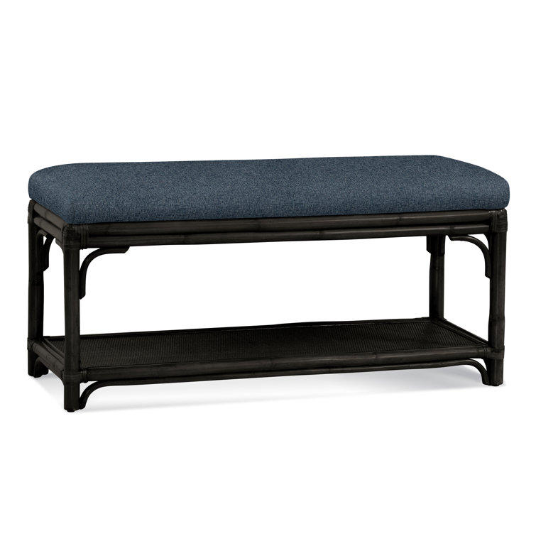 Banc de rangement en osier Summer Retreat