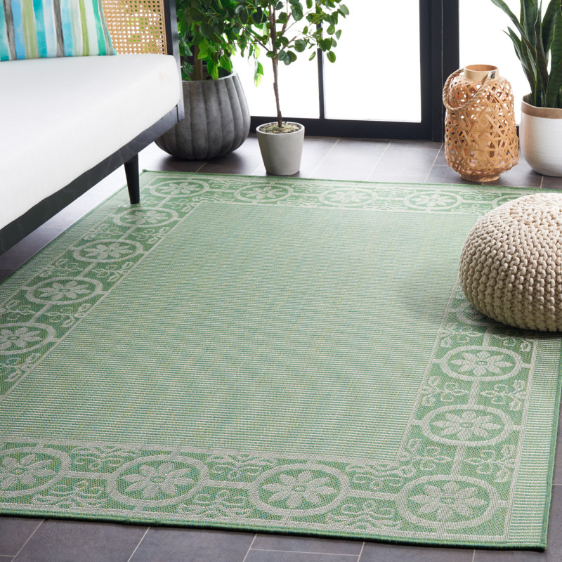 Damitrius Performance Machine Washable Oriental Indoor/Outdoor Area Rug, Rectangle 9' x 12'