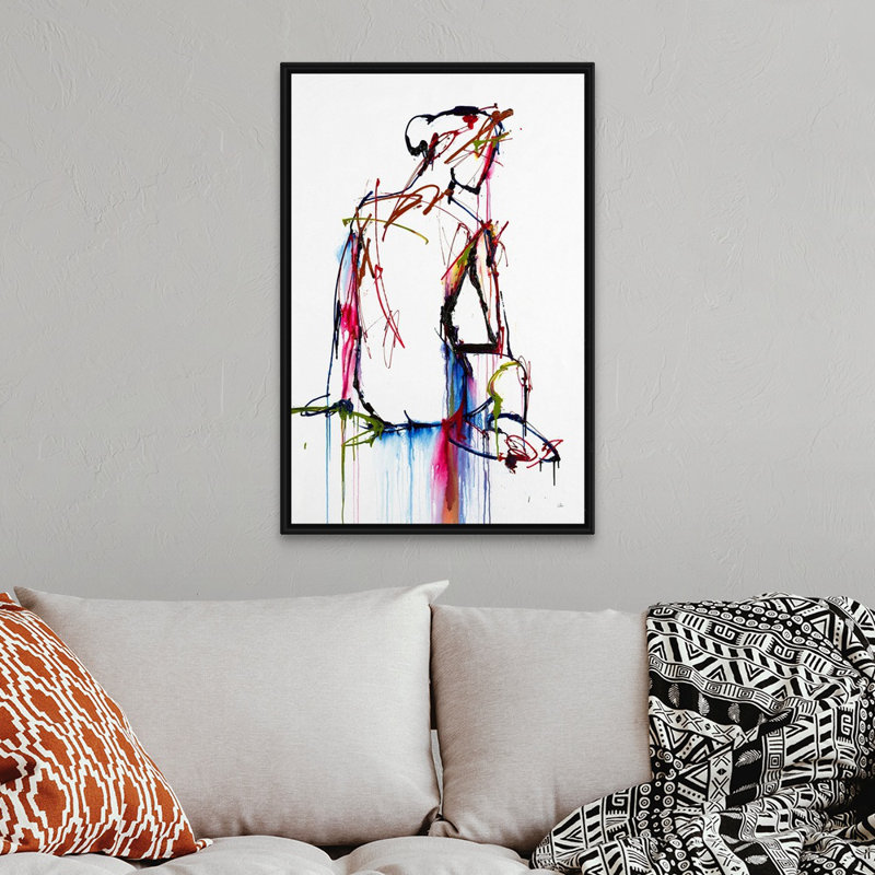 Reproduction d’art sur toile, "Wonders of Romance" par Josh Schicker, H 38 po x l 26 po x P 1,75 po, Cadre flottant noir