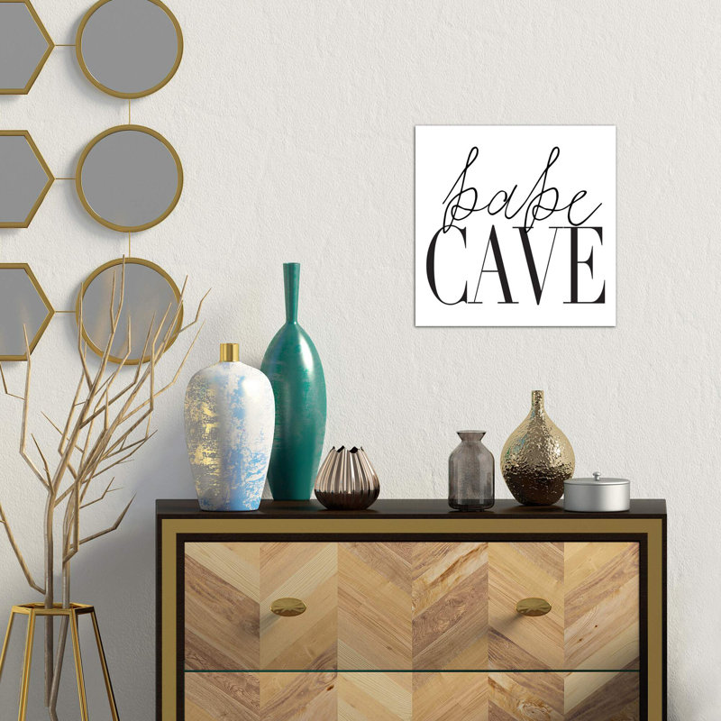 Babe Cave I - Wrapped Canvas Print, 45.72 cm H x 45.72 cm W x 1.91 cm D