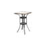 3 tabourets de bar d'extérieur - chaises et table en verre pour jardin, piscine et balcon