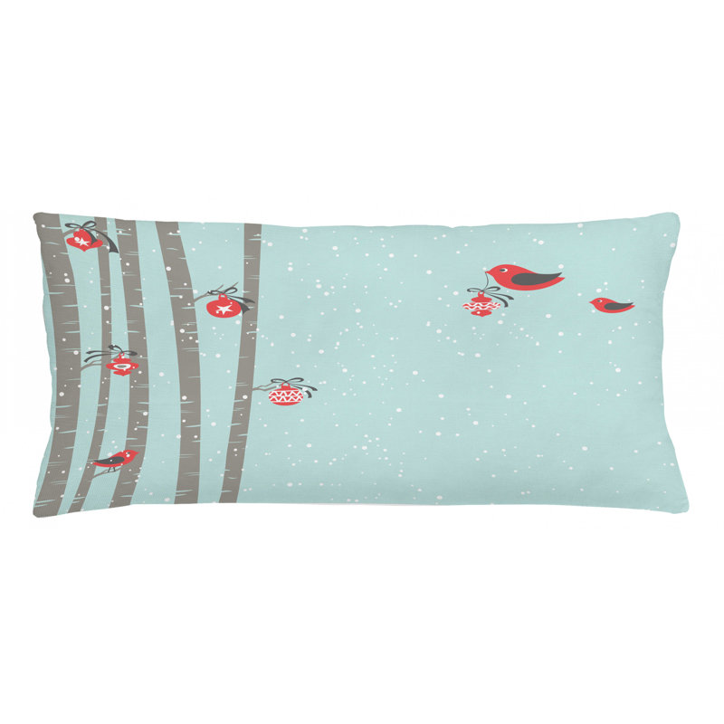 Housse de coussin lombaire intérieur/extérieur christmas, 16 po x 36 po
