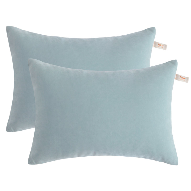 Microfiber Tiny Pillows, Machine Washable - NTBAY, Sea Green, 11"x7"