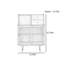 Petite vitrine de rangement domestique-122018739