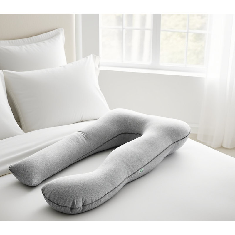 U SHAPED FULL BODY PILLOW, Grey