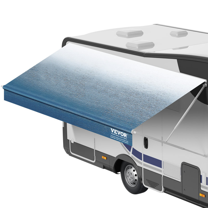 VEVOR Blue Polyvinyl Chloride (PVC) Awning