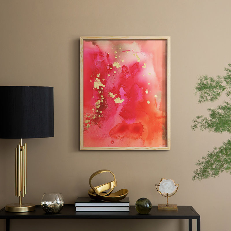 Mythological IV Framed Print - Solid Wood, Natural, 11" H x 9" W