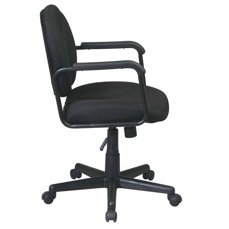 Chaise de tâches ergonomique Hathcock, Noir