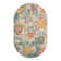 Tapis beige à motif animalier Vargas