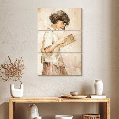 Senne Young Girl Reading A Book