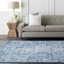 Tapis bleu foncé / bleu sarcelle Hillsby-22619448