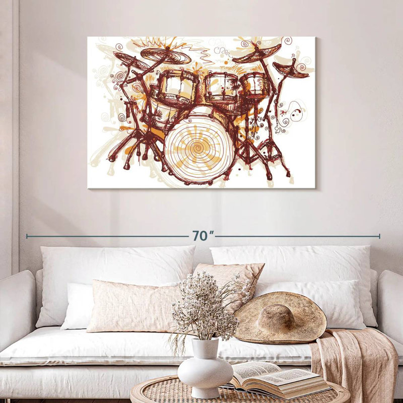 Abarca Splashing Drums, 30" H x 45" W