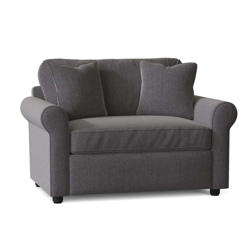 Fauteuil convertible de 54 po de largeur Warrington, Tissage uni ardoise coulée Sunbrella®