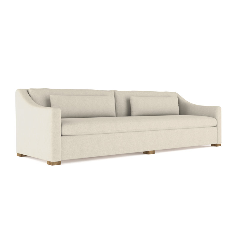Canapé Crosby, Huître de lin Box Weave, H 32,5 po x l 84 po x P 43 po, Naturel