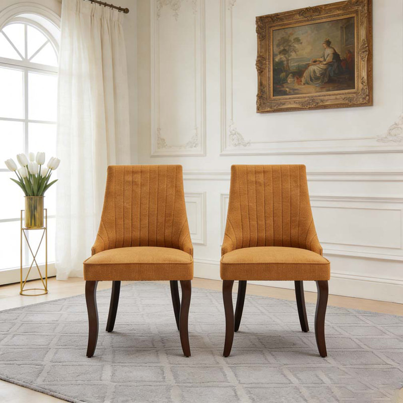 Chaises de salle à manger, Jaune