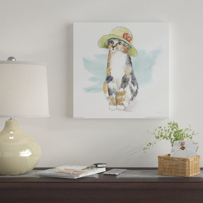 " Fancy Cats Watercolor III " by Beth Grove