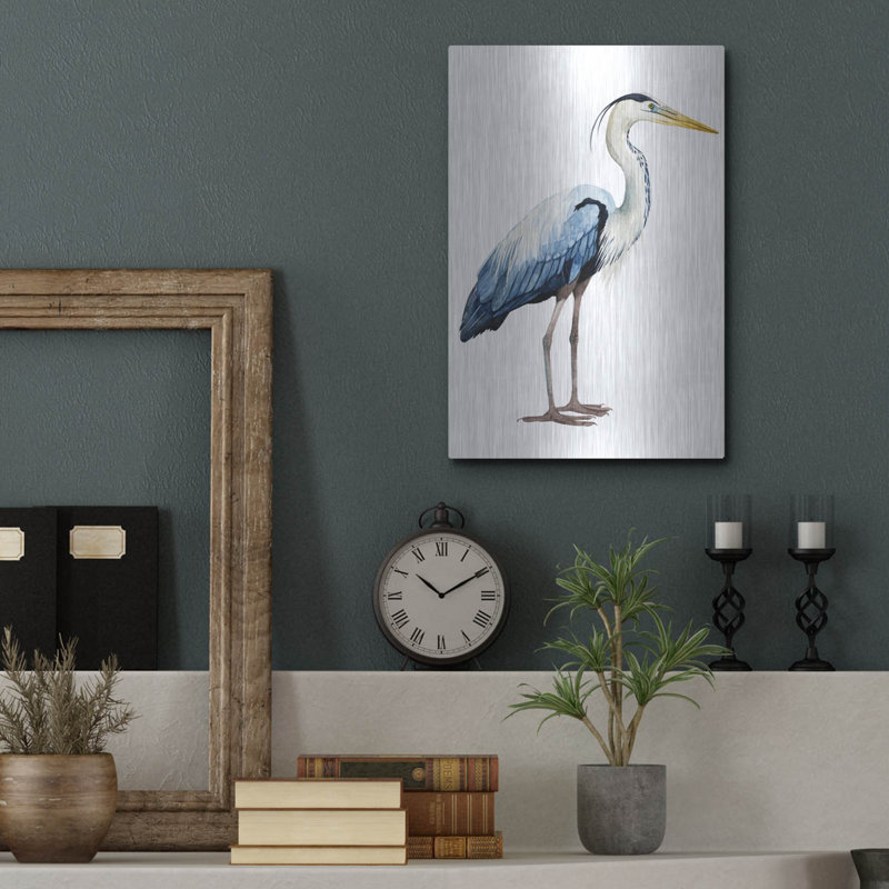 «Seabird Heron II» par Grace Popp, H 16 po x l 12 po